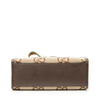 Shoulder Bag Large GG Convertible Tote Beige Jumbo GG Canvas