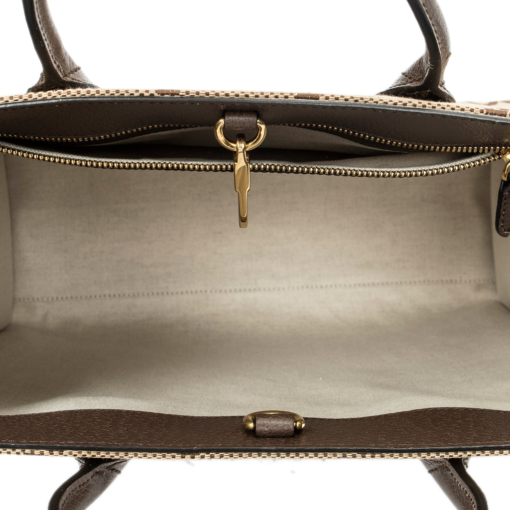 Shoulder Bag Large GG Convertible Tote Beige Jumbo GG Canvas
