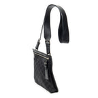 Shoulder Bag Small Crossbody Black Monogrammed Canvas