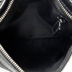 Shoulder Bag Small Crossbody Black Monogrammed Canvas