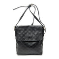 Shoulder Bag Small Flap Messenger Black Guccissima Leather
