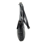 Shoulder Bag Small Flap Messenger Black Guccissima Leather