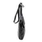 Shoulder Bag Small Flap Messenger Black Guccissima Leather