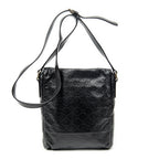 Shoulder Bag Small Flap Messenger Black Guccissima Leather