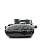 Shoulder Bag Small Flap Messenger Black Guccissima Leather