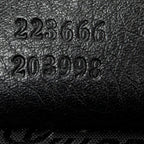 Shoulder Bag Small Flap Messenger Black Guccissima Leather