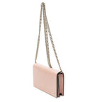Shoulder Bag Betty Wallet on Chain Pink Calfskin Leather