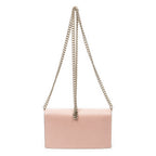 Shoulder Bag Betty Wallet on Chain Pink Calfskin Leather