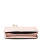 Shoulder Bag Betty Wallet on Chain Pink Calfskin Leather