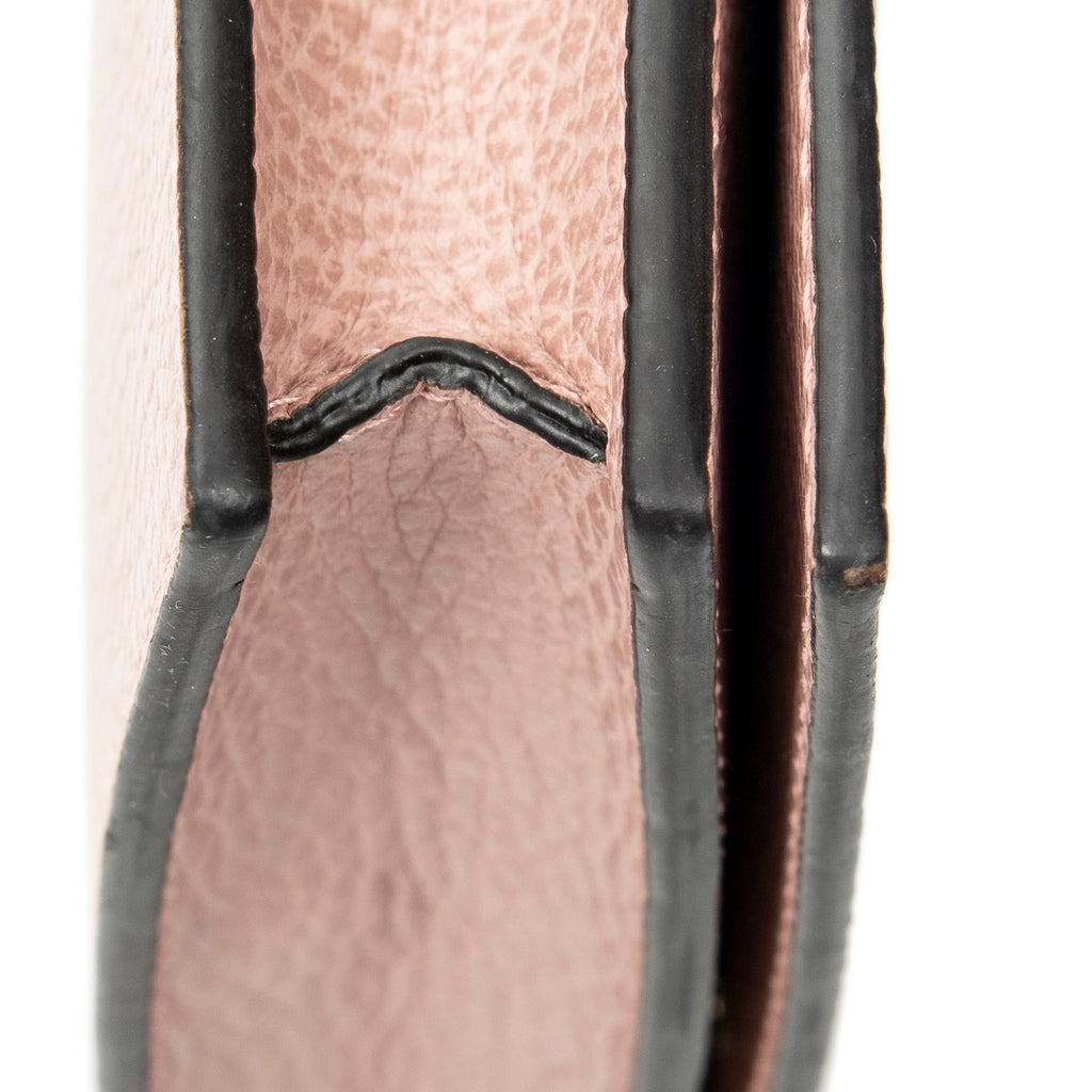 Shoulder Bag Betty Wallet on Chain Pink Calfskin Leather