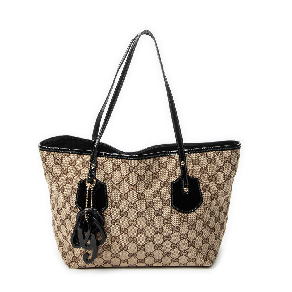 Shoulder Bag Jolie Tote Beige Monogrammed Canvas
