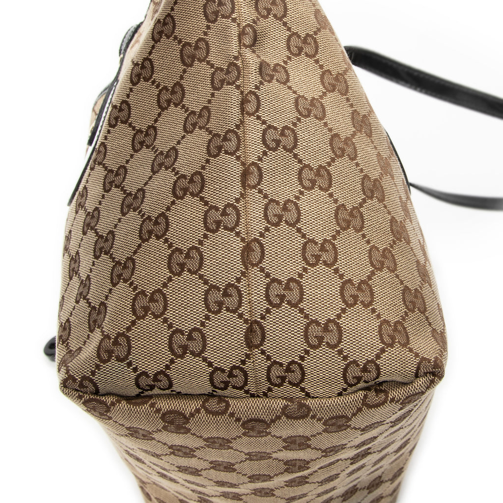 Shoulder Bag Jolie Tote Beige Monogrammed Canvas