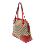 Shoulder Bag Medium Bree Dome Tote Beige Monogrammed Canvas