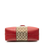 Shoulder Bag Medium Bree Dome Tote Beige Monogrammed Canvas