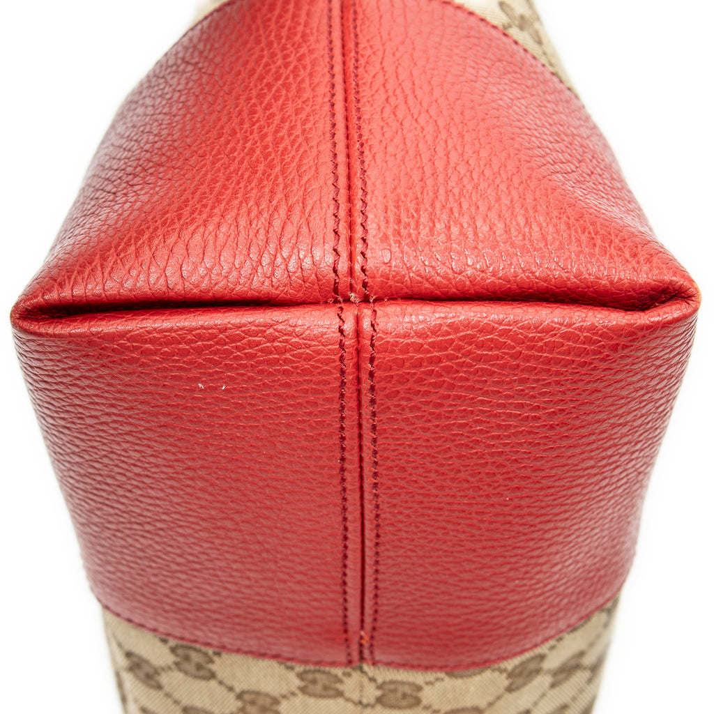 Shoulder Bag Medium Bree Dome Tote Beige Monogrammed Canvas