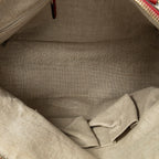 Sac porté épaule moyen Bree Dome en toile monogrammée beige