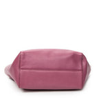 Shoulder Bag Small Swing Tote Purple Calfskin Leather
