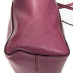 Shoulder Bag Small Swing Tote Purple Calfskin Leather