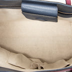 Shoulder Bag Small Swing Tote Purple Calfskin Leather