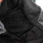 Shoulder Bag Open Shopper Tote Black Monogrammed Canvas