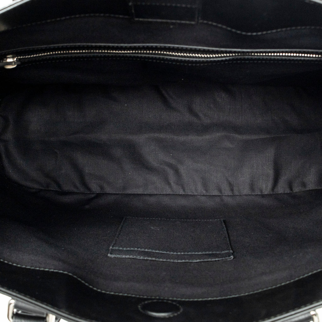 Shoulder Bag Large Web Shopping Tote Black Supreme Coated Canvas