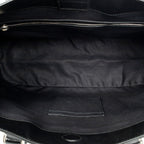 Shoulder Bag Large Web Shopping Tote Black Supreme Coated Canvas
