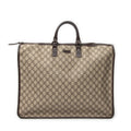 Handbag Large Square Tote Beige Supreme Coated Canvas