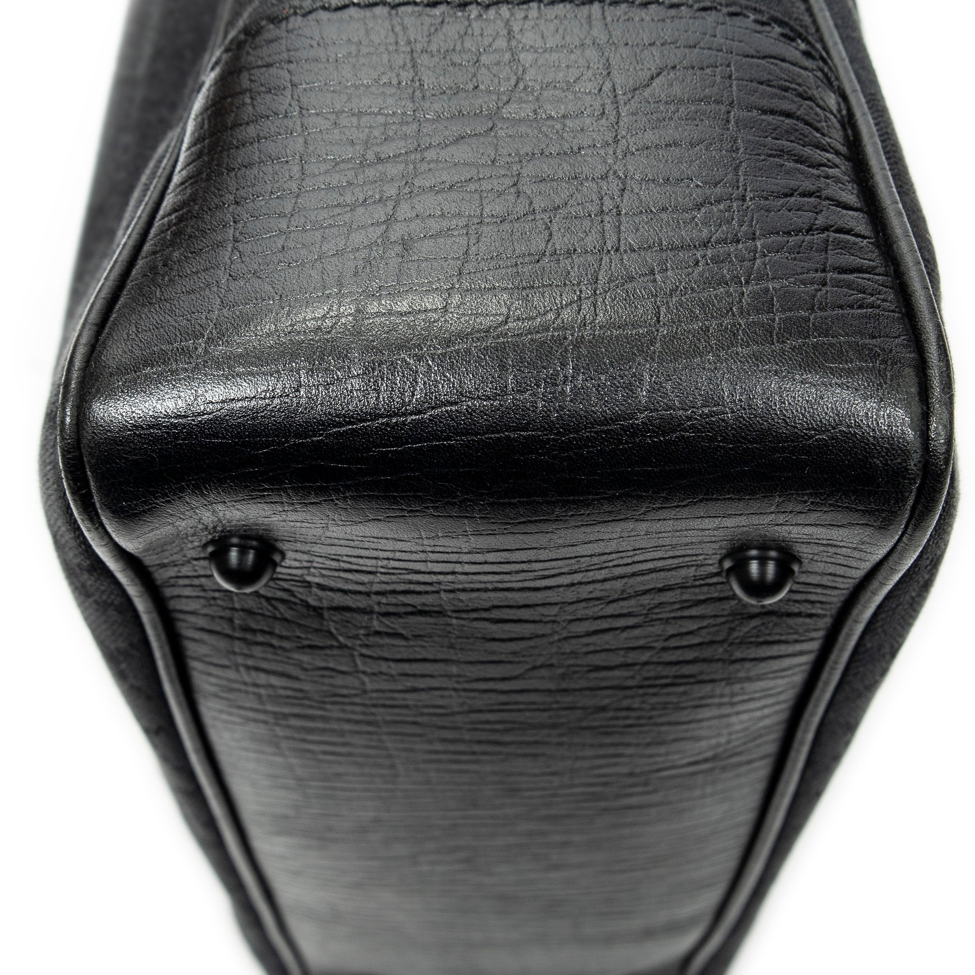 Shoulder Bag Square Bamboo Classic Tote Black Monogrammed Canvas