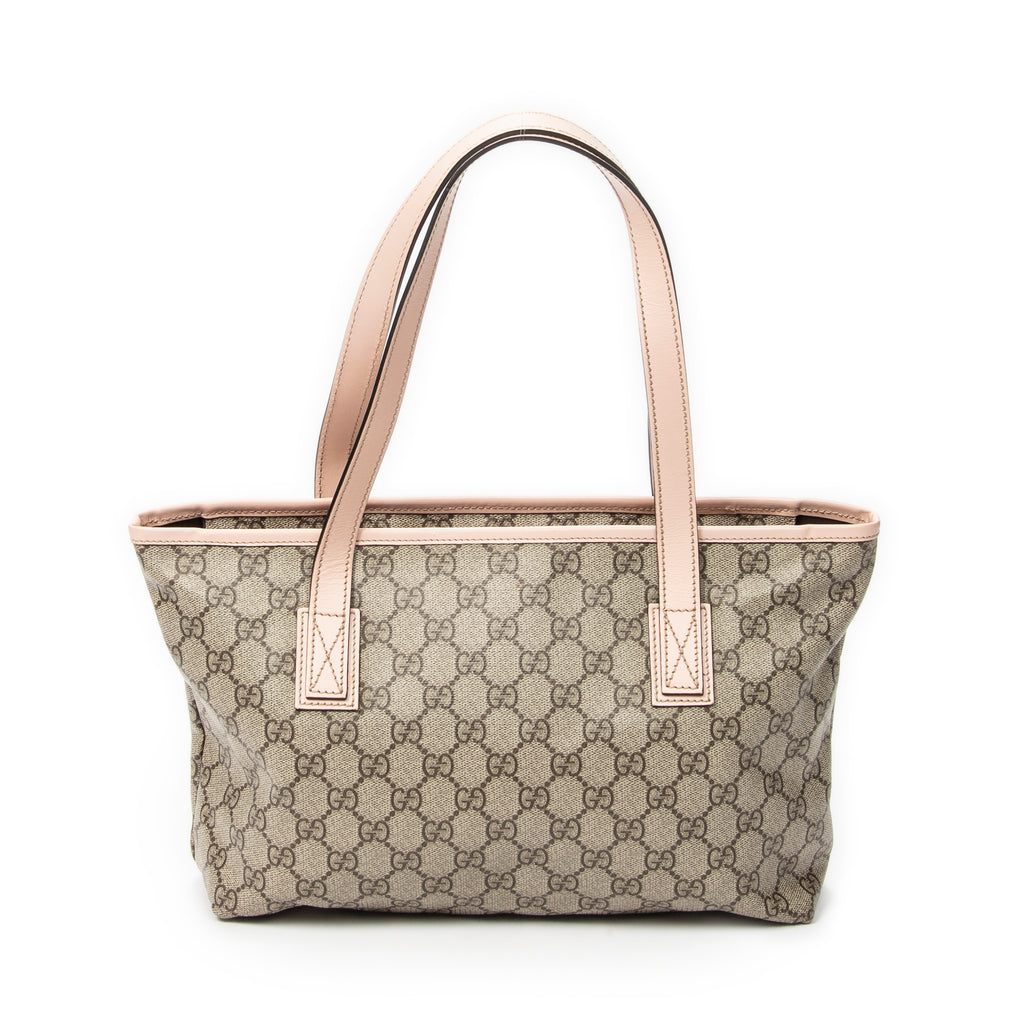 Shoulder Bag Small Joy Tote Pink Supreme Coated Canvas