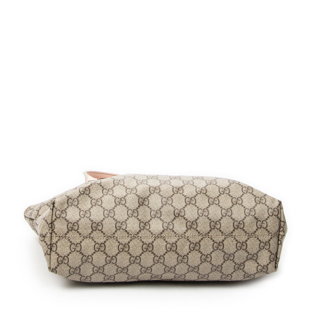 Shoulder Bag Small Joy Tote Pink Supreme Coated Canvas