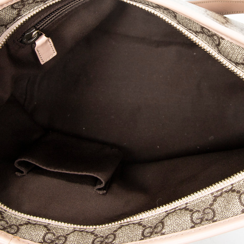 Shoulder Bag Small Joy Tote Pink Supreme Coated Canvas