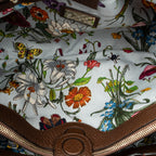 Shoulder Bag Bamboo Shopper Tote Brown Grained Calfskin Leather