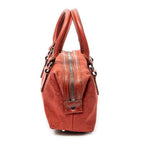 Handbag Mini Boston Red Monogrammed Canvas