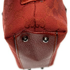 Handbag Mini Boston Red Monogrammed Canvas
