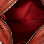 Handbag Mini Boston Red Monogrammed Canvas