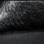 Shoulder Bag Small Hobo Bag Black Monogrammed Canvas