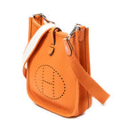 Shoulder Bag Evelyne TPM Orange Clemence Leather