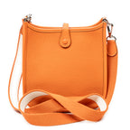 Shoulder Bag Evelyne TPM Orange Clemence Leather