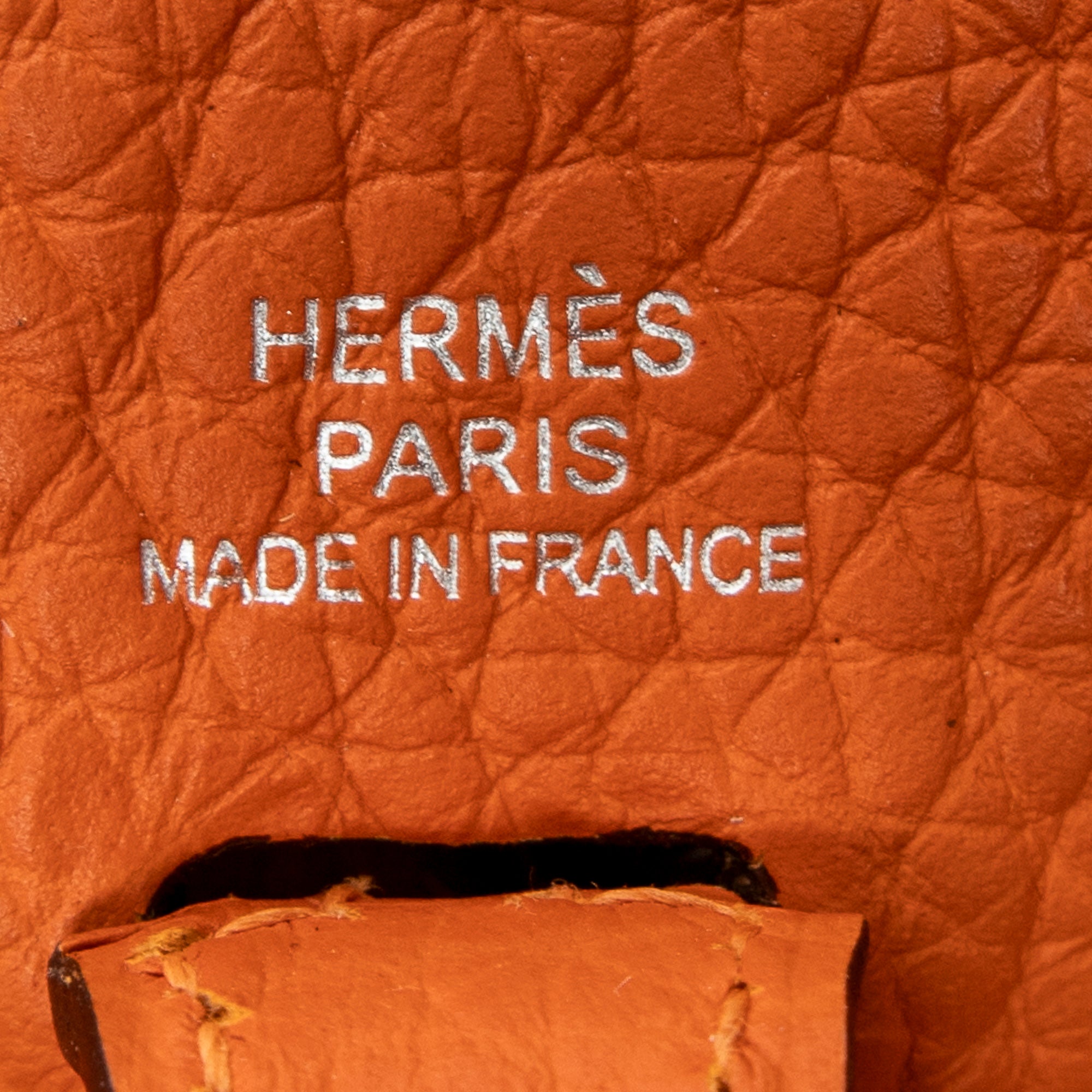 Shoulder Bag Evelyne TPM Orange Clemence Leather