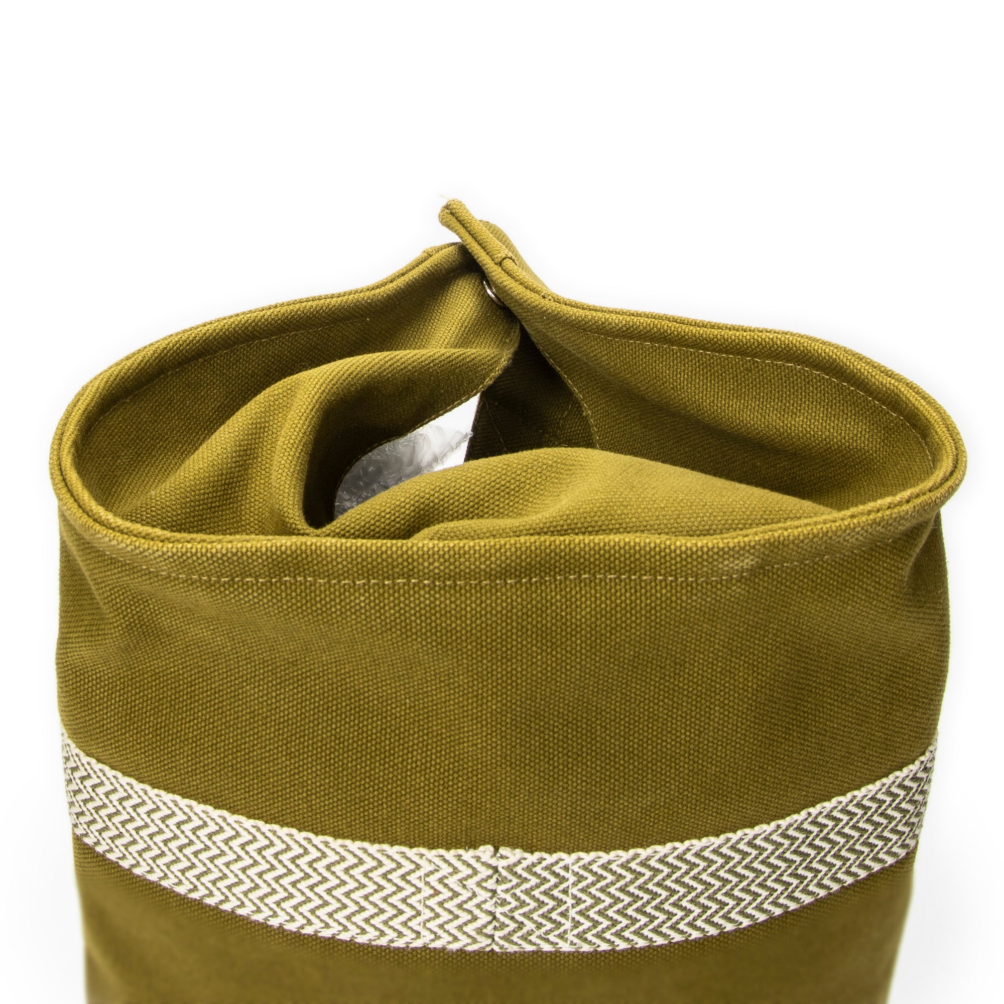 Handbag Cannes MM Green Toile Canvas