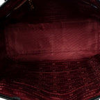 Shoulder Bag Heritage Tote Black Grained Calfskin Leather