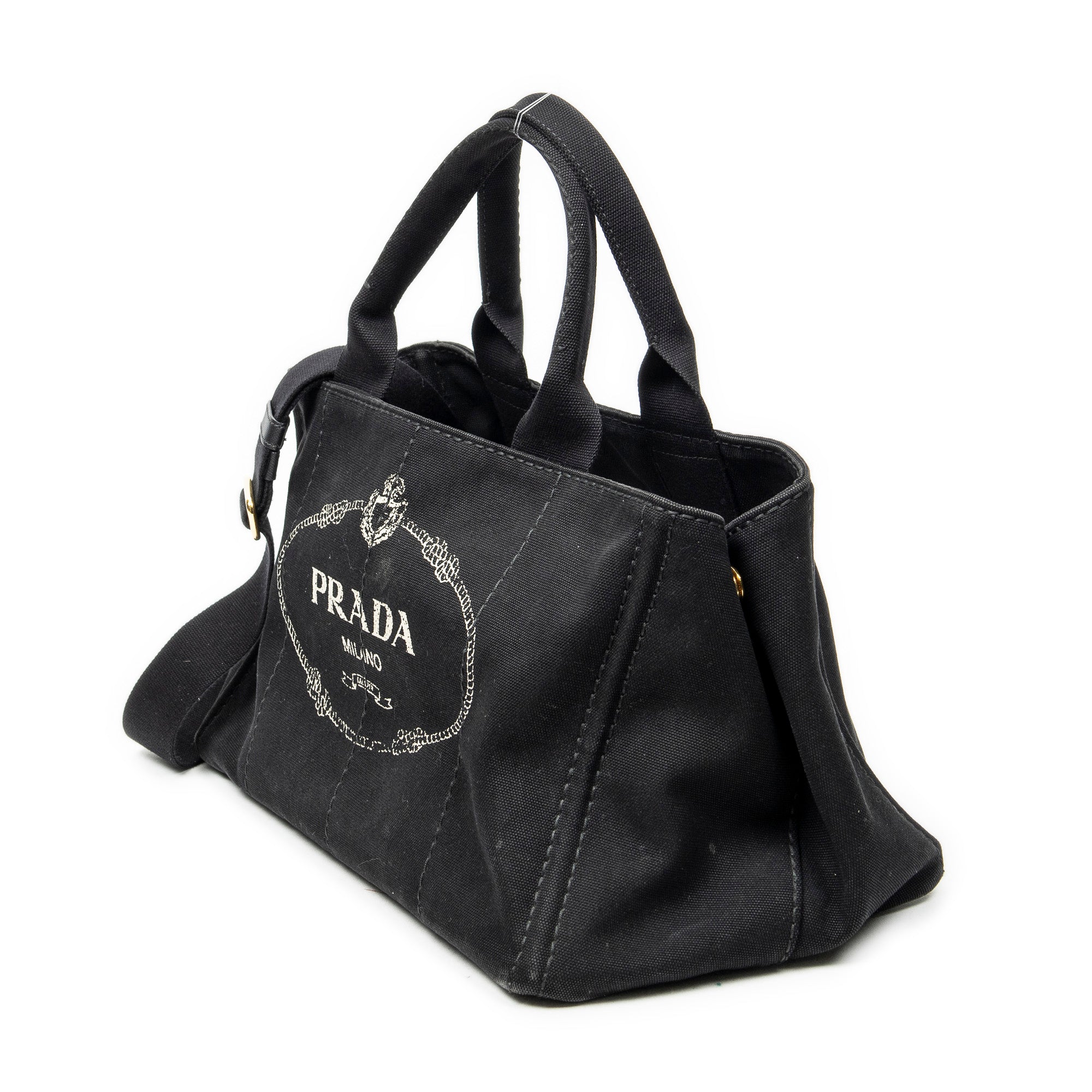 Shoulder Bag Medium Canapa Tote Black Canapa Canvas