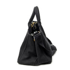 Shoulder Bag Medium Canapa Tote Black Canapa Canvas