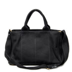 Shoulder Bag Medium Canapa Tote Black Canapa Canvas