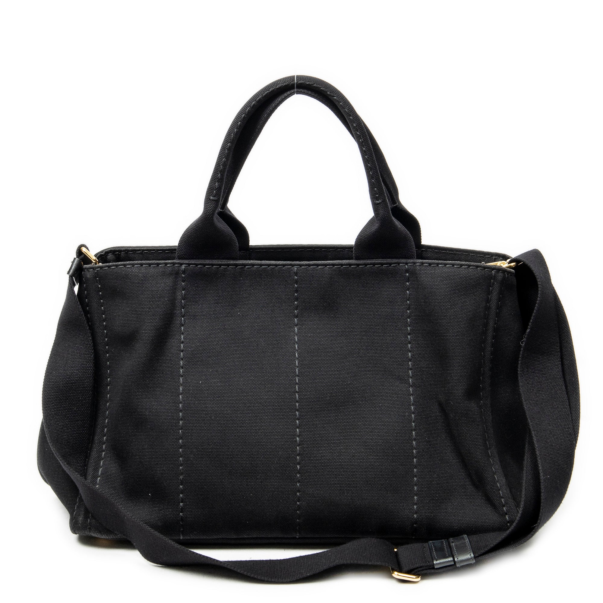 Shoulder Bag Medium Canapa Tote Black Canapa Canvas