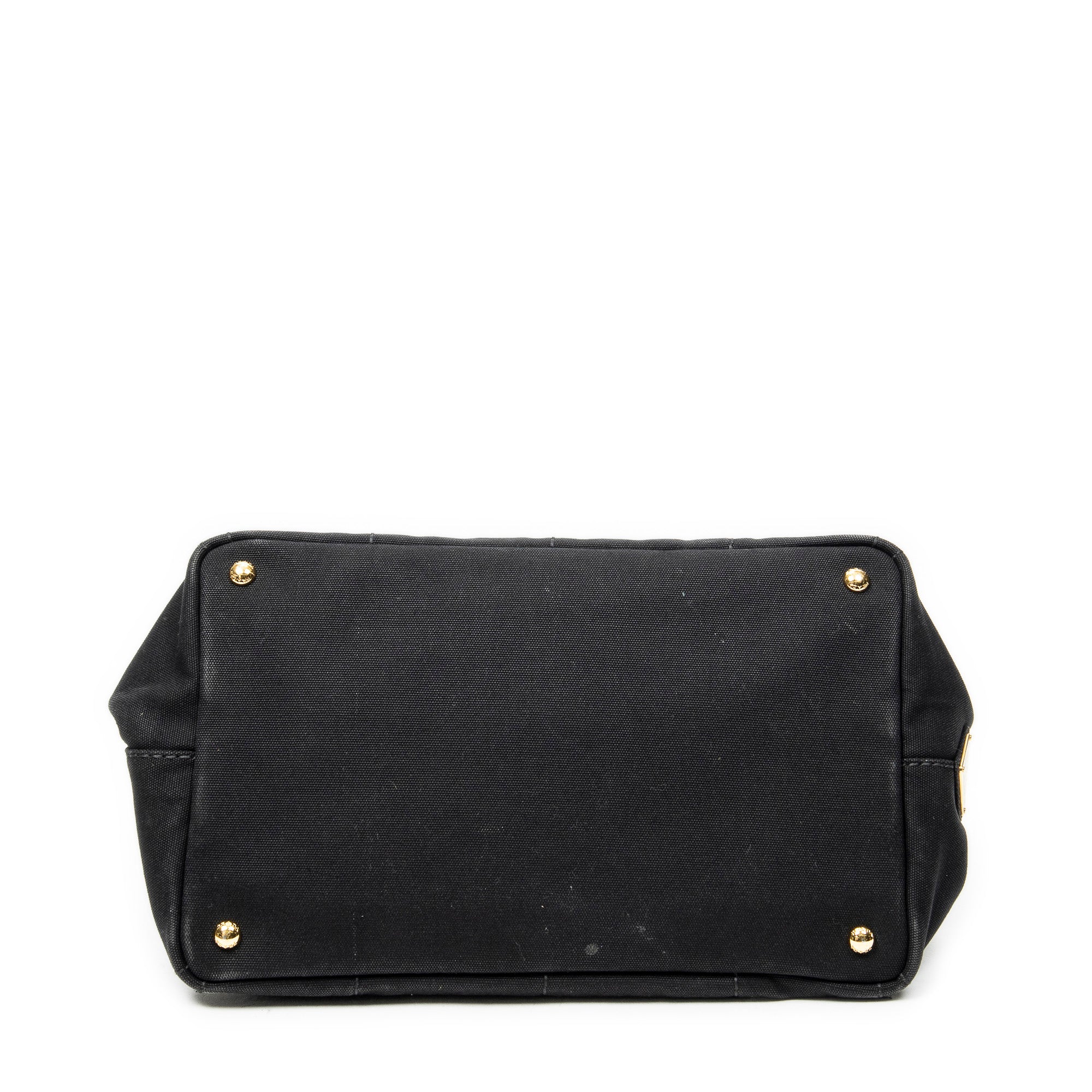 Shoulder Bag Medium Canapa Tote Black Canapa Canvas