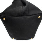 Shoulder Bag Medium Canapa Tote Black Canapa Canvas