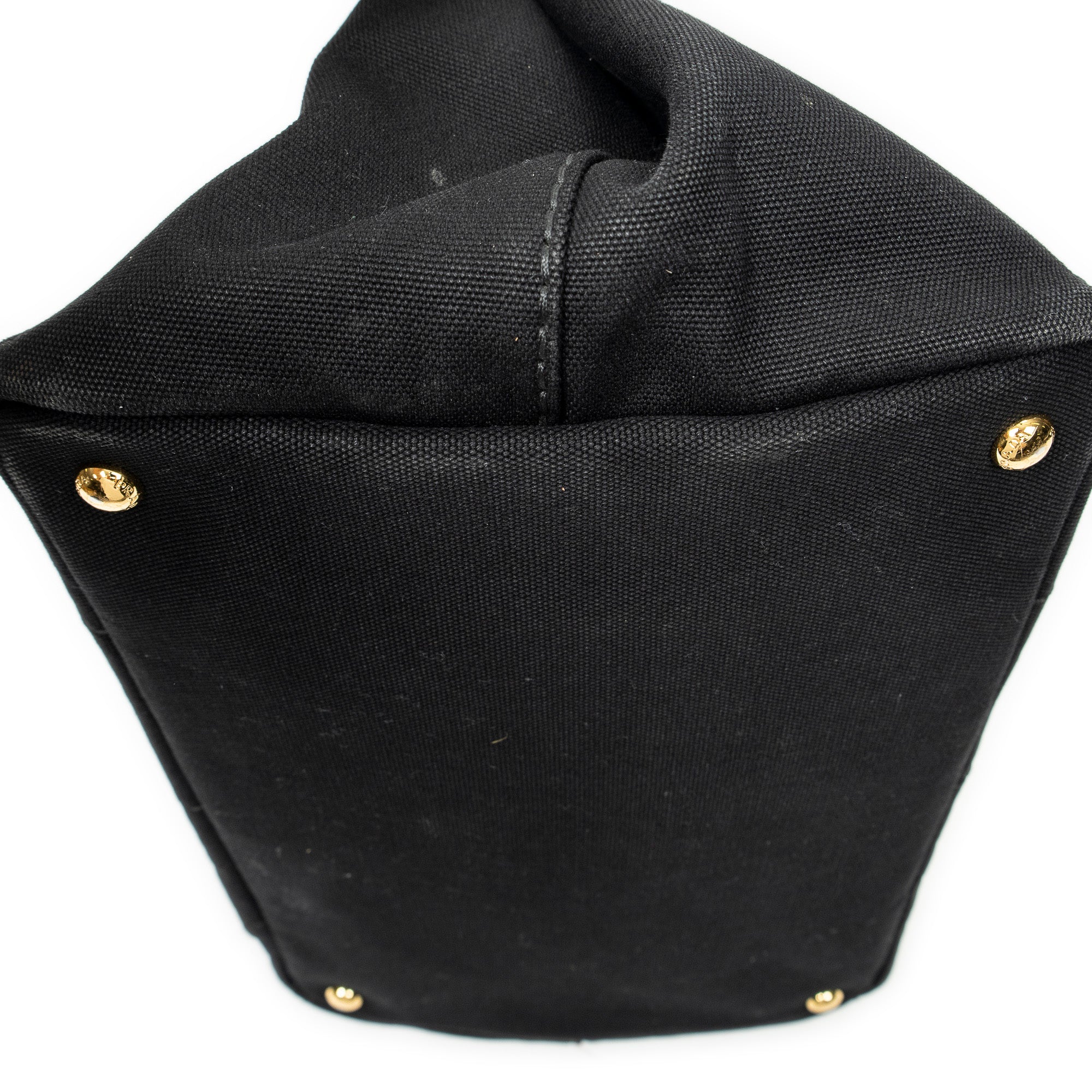 Shoulder Bag Medium Canapa Tote Black Canapa Canvas