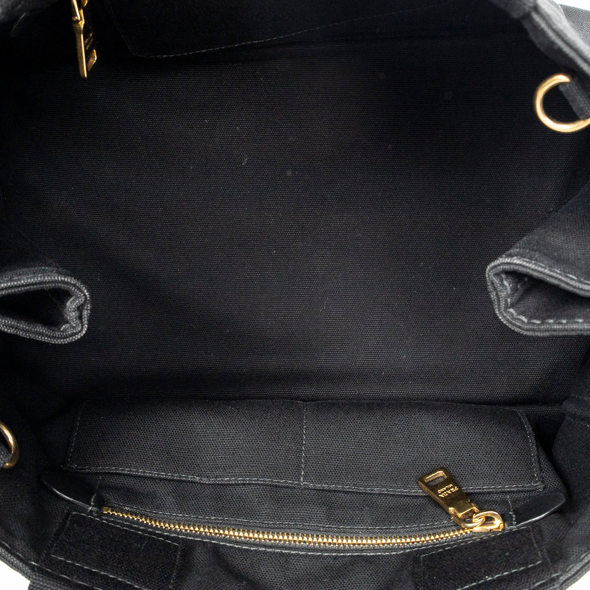 Shoulder Bag Medium Canapa Tote Black Canapa Canvas
