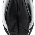 Shoulder Bag Zip Messenger Black Nylon Canvas